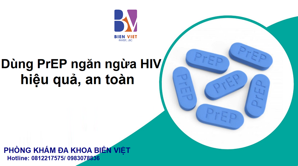Dùng PrEP ngăn ngừa HIV hiệu quả, an toàn