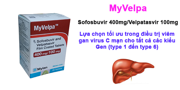 Myvelpa – thuốc điều trị viêm gan C
