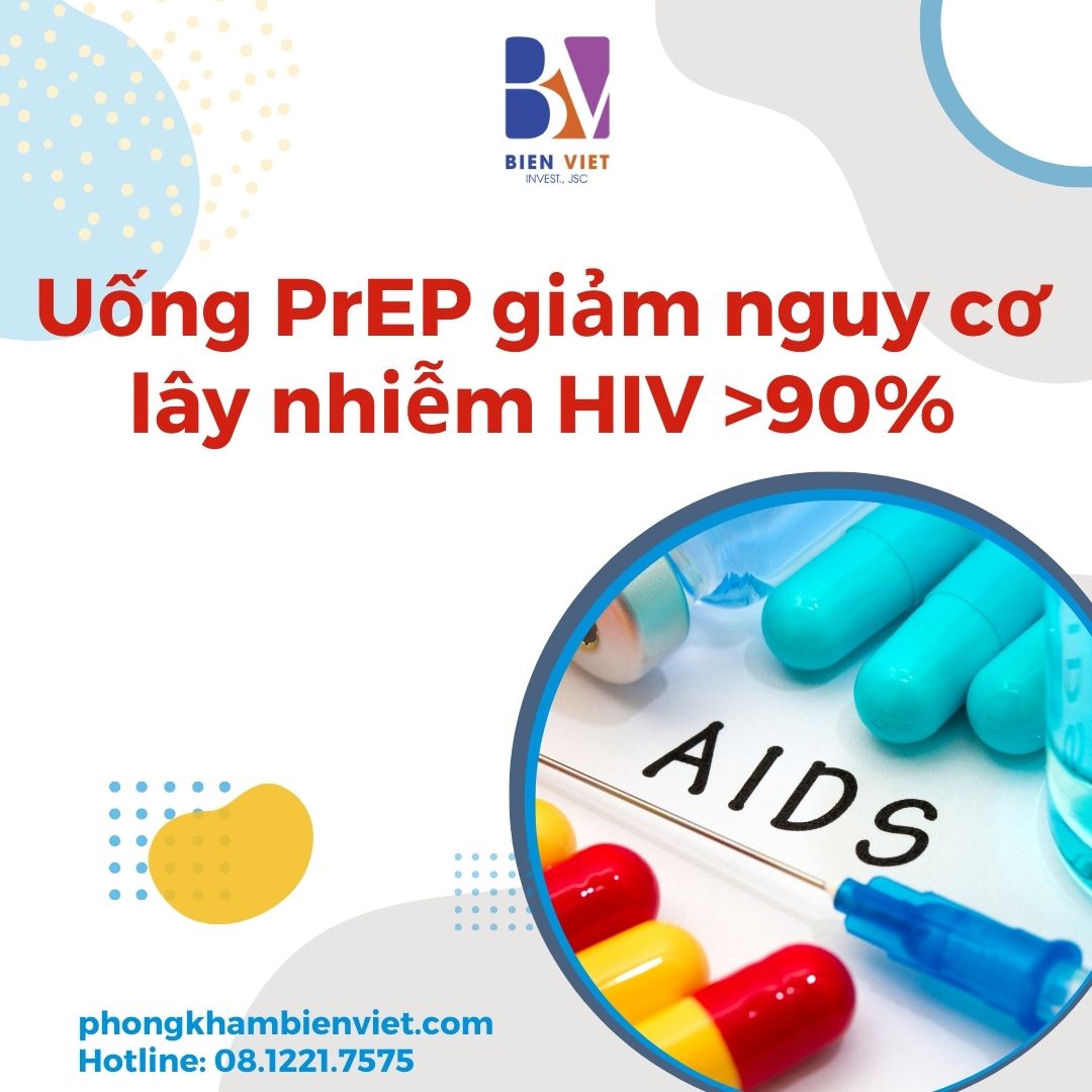Uống PrEP giảm nguy cơ lây nhiễm HIV >90%